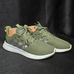 Adidas Puremotion Cloudfoam Green Running Shoes Athletic Sneakers Lightweight